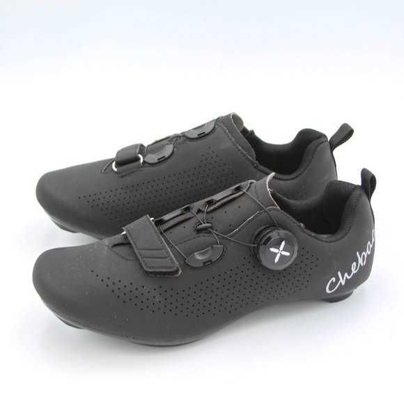 Chebao cycling shoes w/ cleet hardware Black Sz- 39 - Picture 4 of 7
